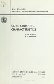 Tapa de Coke crushing characteristics