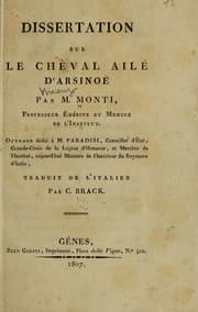 Tapa de Dissertation sur le cheval ailé dʹArsinoë