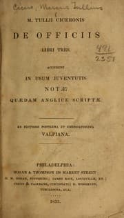 Tapa de De officiis libri tres