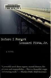 Tapa de Before I forget