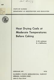 Tapa de Heat drying coals at moderate temperatures before coking