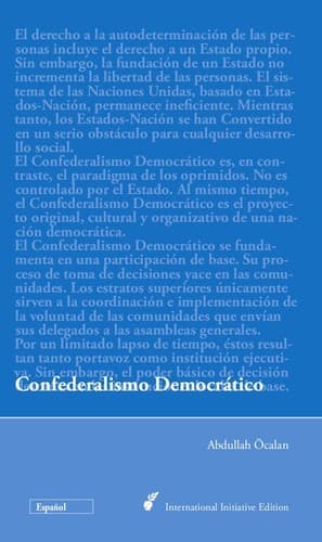 Tapa de Confederalismo Democrático