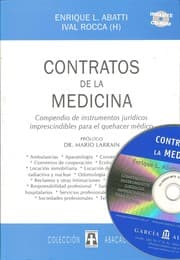Tapa de CONTRATOS DE LA MEDICINA. Incluye CD-ROM