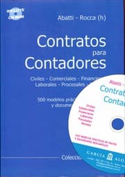 Tapa de CONTRATOS PARA CONTADORES. Civiles, comerciales, financieros, laborales, procesales, rurales. Incluye CD-ROM