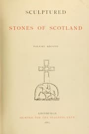 Tapa de Sculptured stones of Scotland (Vol. 2)