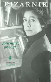 Tapa de Alejandra Pizarnik, Journaux, 1959-1971.