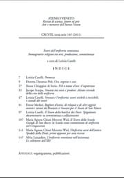Tapa de Tesori dell'oreficeria veneziana. Immaginario religioso tra arti, produzione, committenza