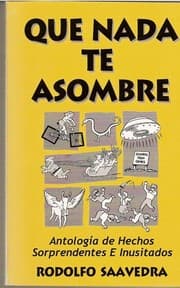 Tapa de Que nada te asombre