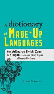 Tapa de A dictionary of made-up languages