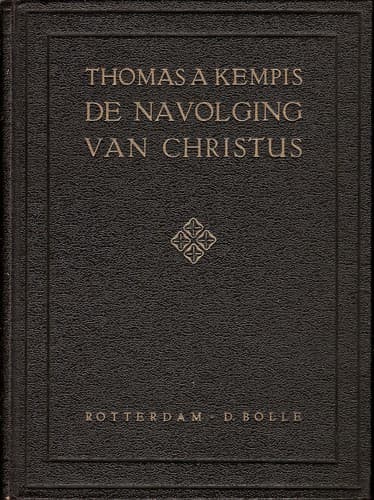 Tapa de De navolging van Christus