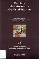 Tapa de Cahiers des anneaux de la mémoire