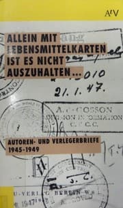 Tapa de Allein mit Lebensmittelkarten ist es nicht auszuhalten ...