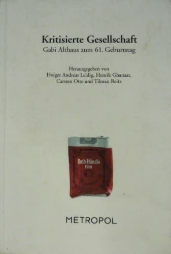 Tapa de Kritisierte Gesellschaft