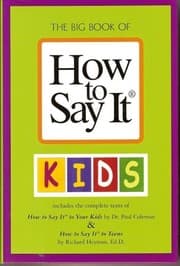 Tapa de The Big Book Of How To Say It® Kids