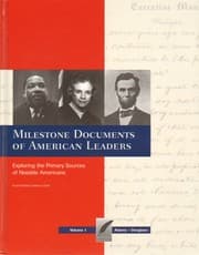 Tapa de Milestone Documents of American Leaders