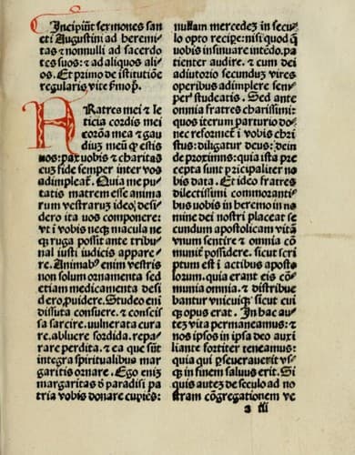Tapa de Sermones ad heremitas