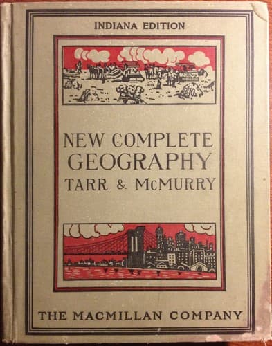 Tapa de New Complete Geopgraphy, Indiana Edition