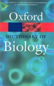 Tapa de Oxford Dictionary of Biology (Oxford Paperback Reference)
