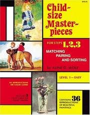 Tapa de Child Size Masterpieces of Steps 1, 2, 3 - Matching, Pairing, and Sorting - Level 1 Easy