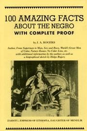 Tapa de 100 amazing facts about the Negro