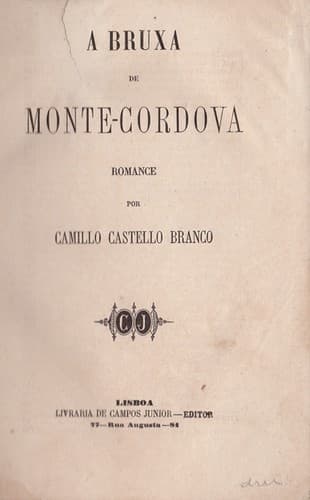 Tapa de A Bruxa de Monte-Córdova
