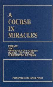 Tapa de A Course in miracles