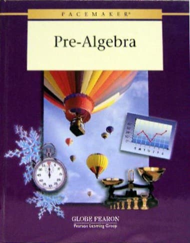 Tapa de Globe Fearon Pre-algebra