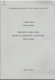 Tapa de Eficienţa educaţiei muzical-artistice a elevilor