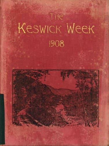 Tapa de The Keswick Week 1908