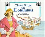Tapa de Three Ships for Columbus (Stories of America)