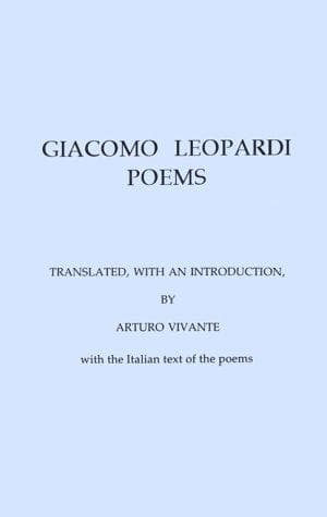 Tapa de Giacomo Leopardi