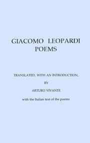 Tapa de Giacomo Leopardi