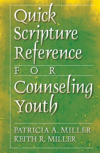 Tapa de Quick Scripture Reference for Counseling Youth