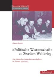 Tapa de "Politische Wissenschaft" im Zweiten Weltkrieg