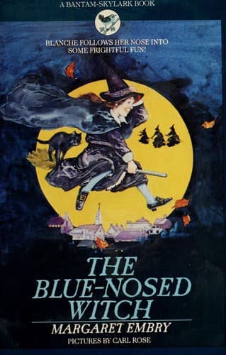 Tapa de The blue-nosed witch