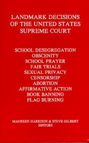 Tapa de Landmark Decisions of the United States Supreme Court I (Landmark Decisions of the United States Supreme Court)