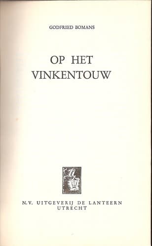 Tapa de Op het vinkentouw