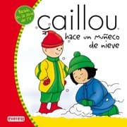 Tapa de Caillou hace un muñeco de nieve