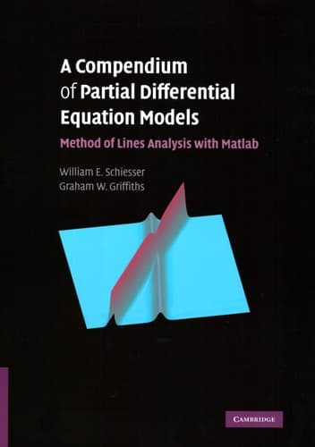 Tapa de A compendium of partial differential equation models
