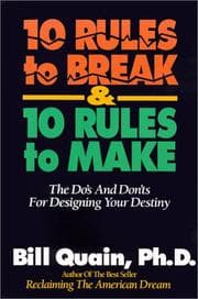 Tapa de 10 Rules to Break and Rules to Make