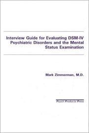 Tapa de Interview Guide for Evaluating Dsm-IV Psychiatric Disorders and the Mental Status Examination