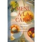 Tapa de Menu à la carte