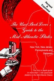 Tapa de The used book lover's guide to the Mid-Atlantic States