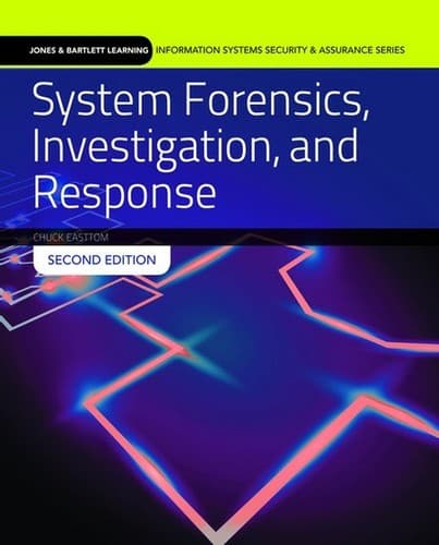 Tapa de System Forensics, Investigation, and Response