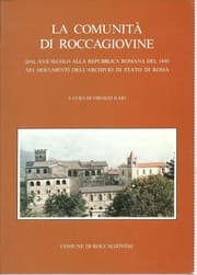 Tapa de La Comunità di Roccagiovine dal XVII secolo alla Repubblica Romana del 1849
