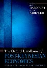 Tapa de THE OXFORD HANDBOOK OF POST-KEYNESIAN ECONOMICS
