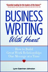 Tapa de Business Writing with Heart
