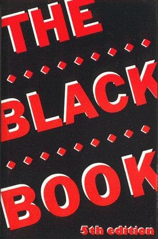 Tapa de Black Book