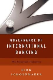 Tapa de GOVERNANCE OF INTERNATIONAL BANKING