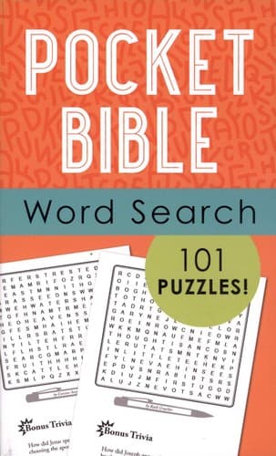 Tapa de Pocket Bible Word Search